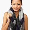 Nasty Gal Braided Infinity Scarf in Gray (charcoal) - Lyst