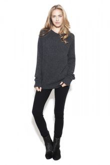 Organic Long Sleeve Crew Neck Sweater - Lyst