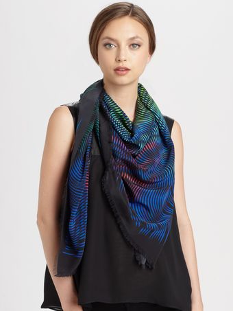 Peter Pilotto Silk Scarf - Lyst