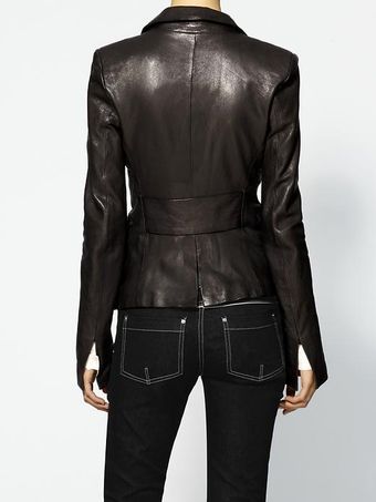 Rachel Zoe Daphne Fitted Leather Jacket - Lyst