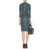Roberto Cavalli Snake Print Dress in Green (teal) - Lyst