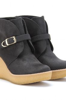 Stella McCartney Kickapoo Faux Suede Ankle Boots - Lyst