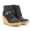Stella Mccartney Kickapoo Faux Suede Ankle Boots in Gray (black) - Lyst