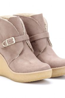 Stella McCartney Kickapoo Faux Suede Ankle Boots - Lyst