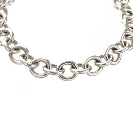 Tiffany & Co Sterling Silver Chain Necklace in Silver | Lyst