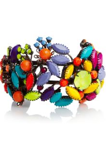 Tom Binns Riri Swarovski Crystal Cuff - Lyst