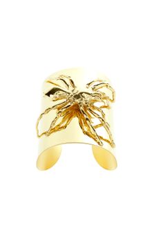 Tom Binns Spider Cuff in Golden Brass Metal with A Golden Brass Metal Spider - Lyst