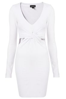 White Bodycon Dress on Topshop White Power Stud Bodycon Dress
