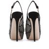 Valentino Carol Crystal Embellished Suede and Mesh Slingbacks in Black - Lyst