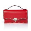 Valentino Red Rockstud Clutch in Red - Lyst