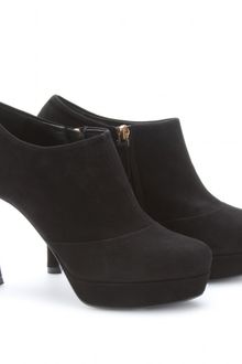 Yves Saint Laurent Gisele 80 Suede Ankle Boots - Lyst