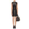 Yves Saint Laurent Wool and Leather Detailed Dress in Black (nero) - Lyst
