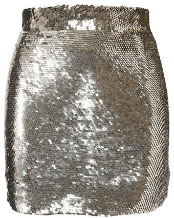 Ashish Handsequined Miniskirt - Lyst