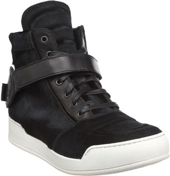 Balmain Ponyhair High Top - Lyst