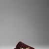Burberry Fox Detail Ruched Belt in Red (bordeaux) - Lyst