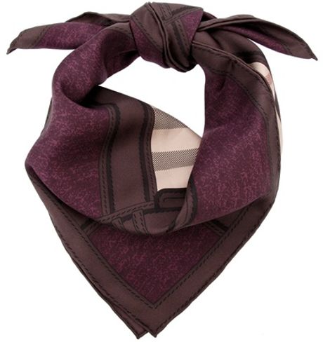 Burberry Prorsum Checked Scarf in Brown (camel) - Lyst