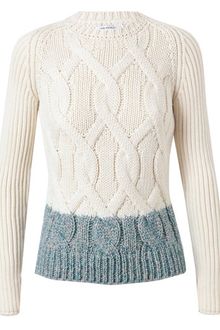 Carven Degradé Wool Mohair Cable Knit Jumper - Lyst