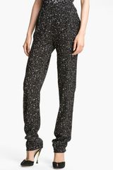 Diane Von Furstenberg Martine Print Silk Pants