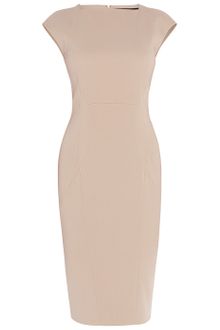 Elie Saab Crepe Cap Slv Knee Lnth Drs3 - Lyst