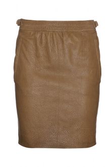 Isabel Marant Acca Textured Leather Skirt - Lyst