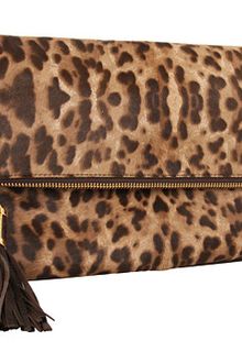 Michael Kors Tonne Large Foldover Clutch with Tassel - Lyst