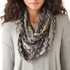 Missoni Infinity Zig Zag Scarf in Gray (grey) - Lyst