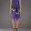 Oscar De La Renta Ikat Dress in Blue (multicolored) - Lyst