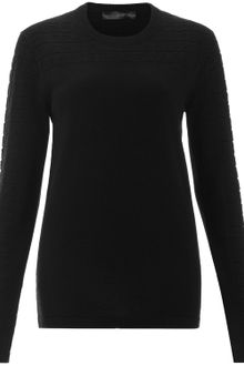 Proenza Schouler Dark Grey Waffle Knit Jumper - Lyst