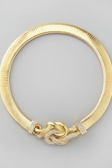 Rachel Zoe Love Me Knot Collar Necklace - Lyst