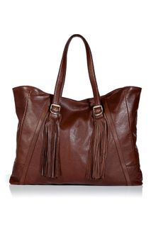 See By Chloé Mahogany Fringe Shoulder Bag - Lyst