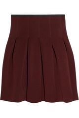 T By Alexander Wang Pleated Neoprene Mini Skirt