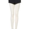 Topshop Studded High Waist Hotpants in Black - Lyst