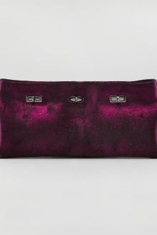 VBH Pm Metallic Calf Hair Clutch - Lyst