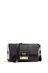 Anya Hindmarch Black Tiny Tim Cross Body Bag