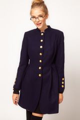 ASOS Collection Asos Button Front Sculpted Coat