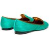 Avec Moderation Mare Calf Hair Dress Slippers in Green - Lyst