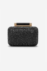 Diane Von Furstenberg Crystalized Tonda Clutch