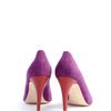 Diane Von Furstenberg Anette High Pointed Court Shoe in Purple - Lyst