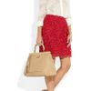 Gucci Ostrichleather Tote in Beige (wheat) - Lyst