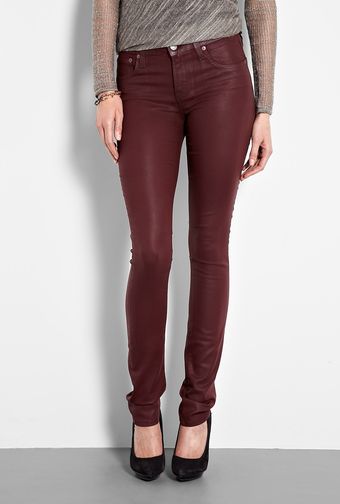Helmut Lang Gloss Wash 5 Pocket Skinny Jeans - Lyst