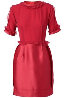 Lanvin Inverted Silk Dress - Lyst