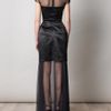 Marios Schwab The Gloria Full Length Dress in Black - Lyst