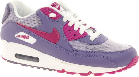 nike air max 90 purple and pink