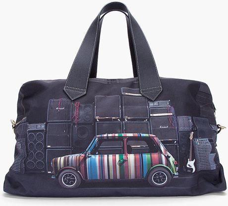 Paul Smith Black Mini Cooper Duffle Bag in Blue for Men (black) | Lyst