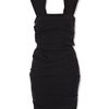 Preen Black Olympia Ted Satin Dress in Black - Lyst