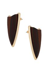 Topshop Triangle Wood Studs