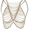 Topshop Pearl Mega Bra Body Cover in Gold (cream) - Lyst