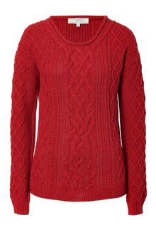 Vanessa Bruno Athé Poppy Cable Knit Pullover - Lyst