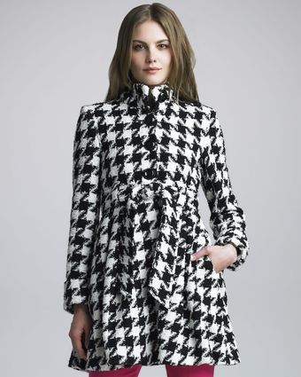Alice + Olivia Emilia Houndstooth Jacket - Lyst