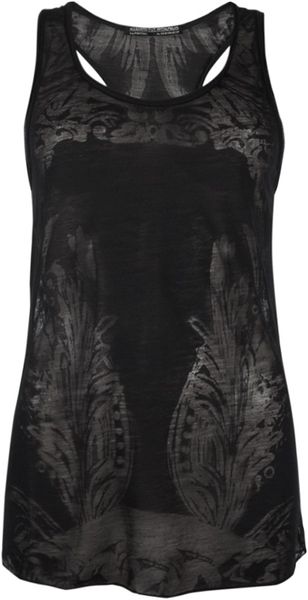 AllSaints Faberge Devore Vest - Lyst